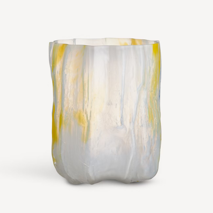 Crackle Vase Lemon Sorbet