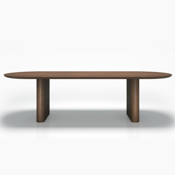 Plush Oval Dining Table