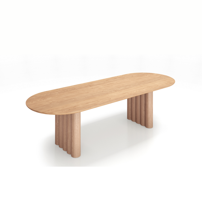 Plush Oval Dining Table