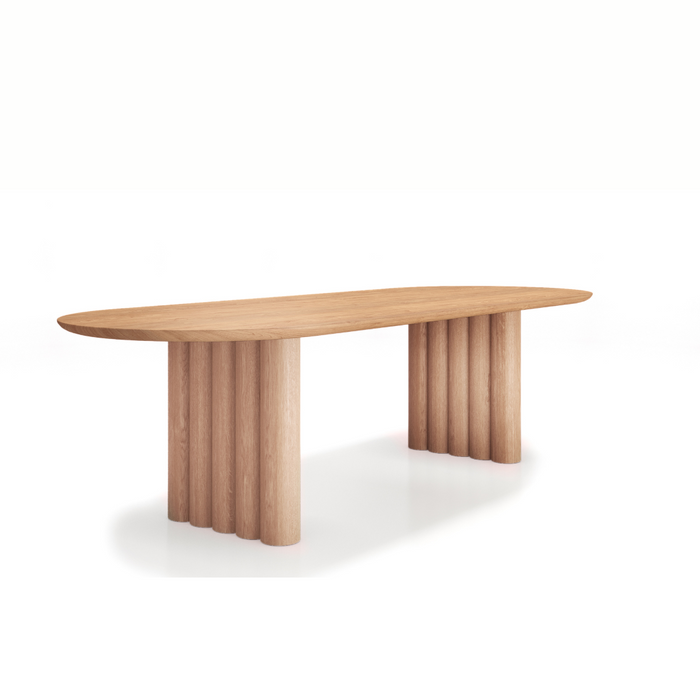 Plush Oval Dining Table