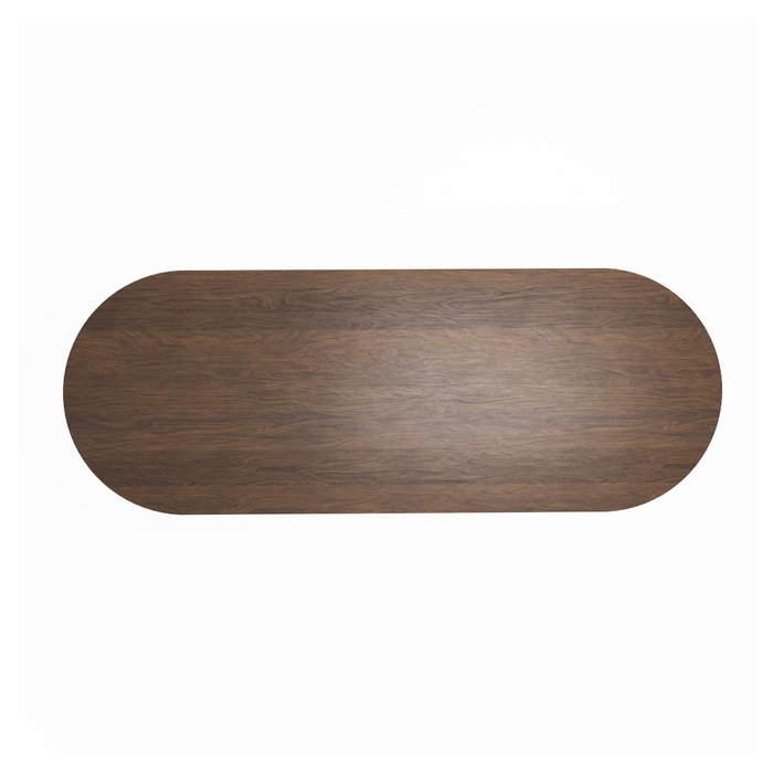 Plush Oval Dining Table