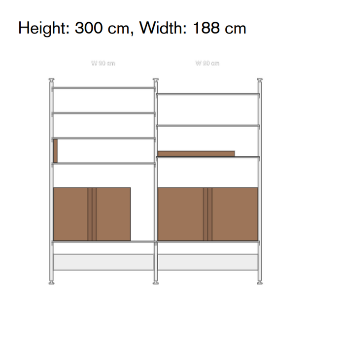 Pira G2 Floor to Ceiling Shelving Ex-Display