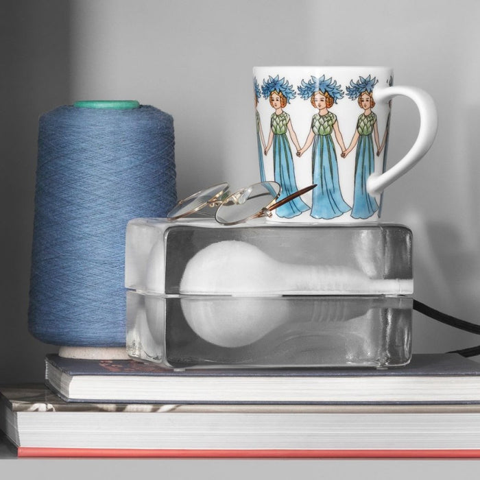 Cornflower Mug with Handle